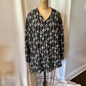 Floral Linen Tunic